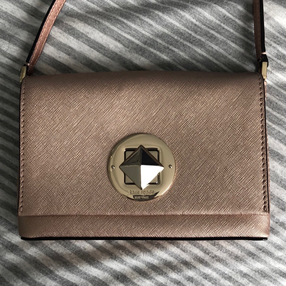Kate Spade Rose Gold Crossbody